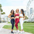 3 Pack Capri Leggings for Women with Pockets-High Waisted Tummy Control Workout Gym Yoga Pants Black